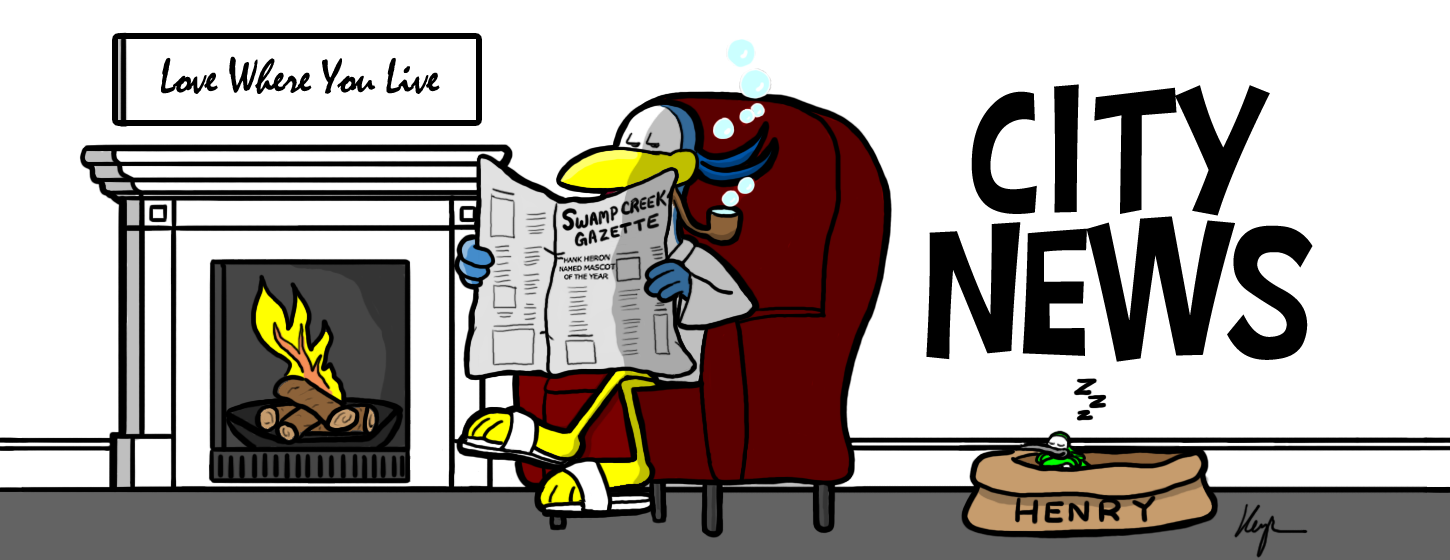 Hank Heron reading City News