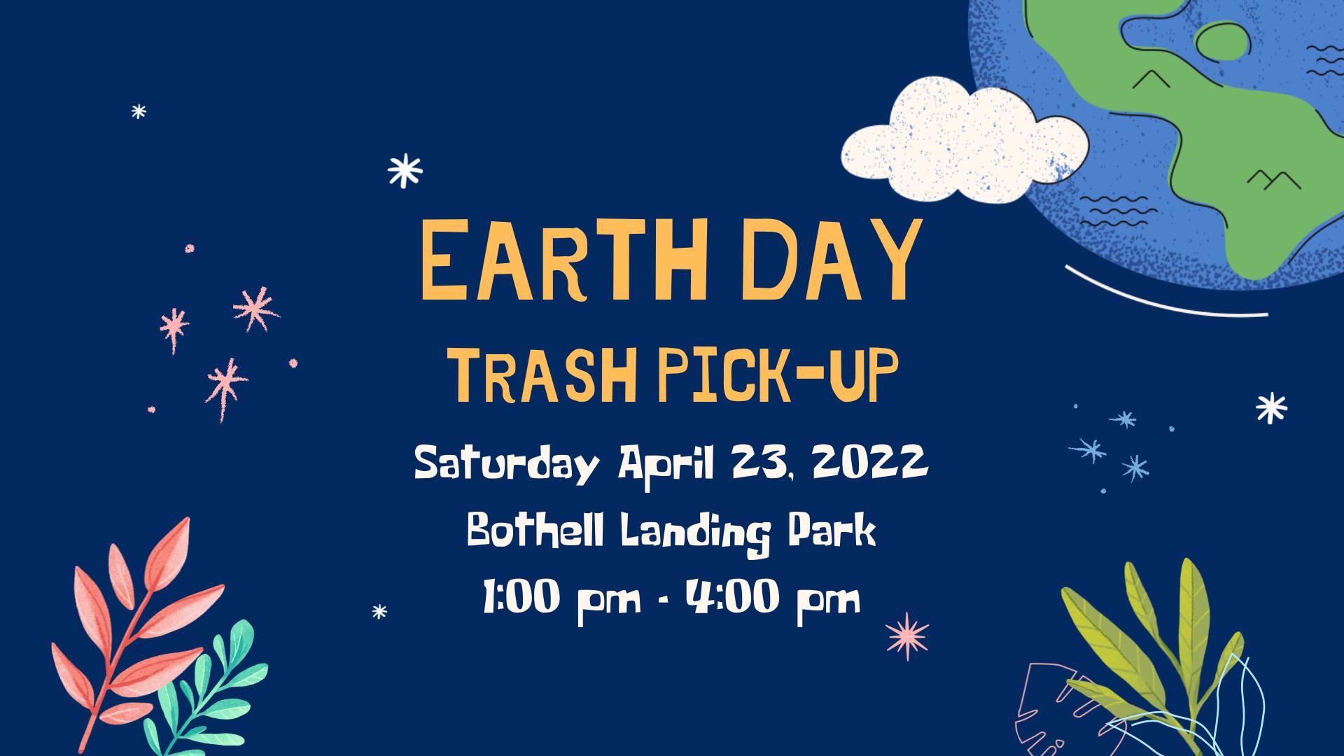 Earth Day Trash Pick up Event