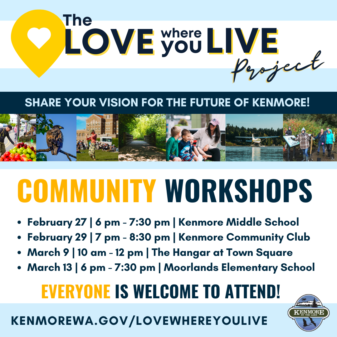 The Love Where You Live Project Community Workshops