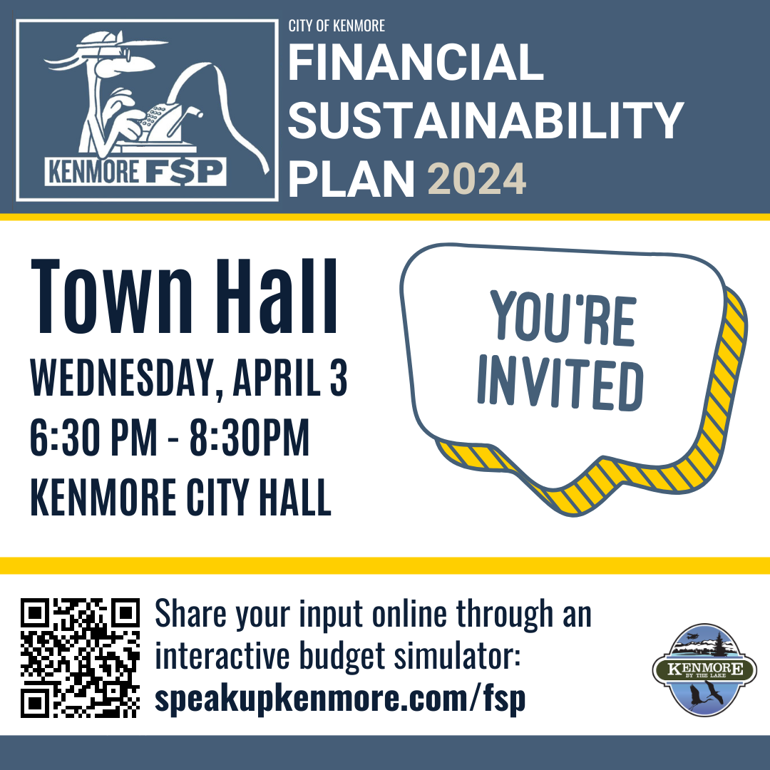 Financial Sustainability Plan Town Hall Square April 3 Your're Invited