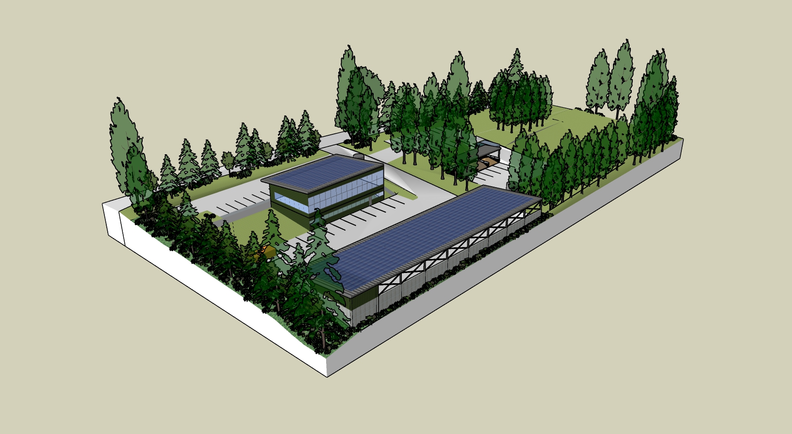 Public Works Operations Center Phase 1 Sketch 2 of 6