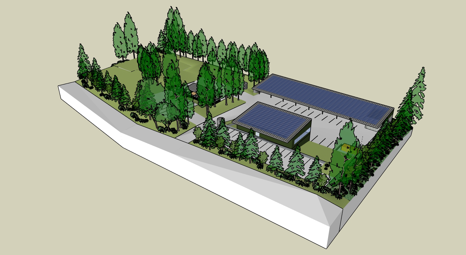 Public Works Operations Center Phase 1 Sketch 3 of 6