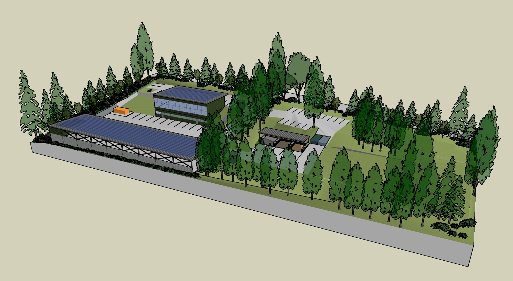 Public Works Operations Center Phase 1 Sketch 4 of 6