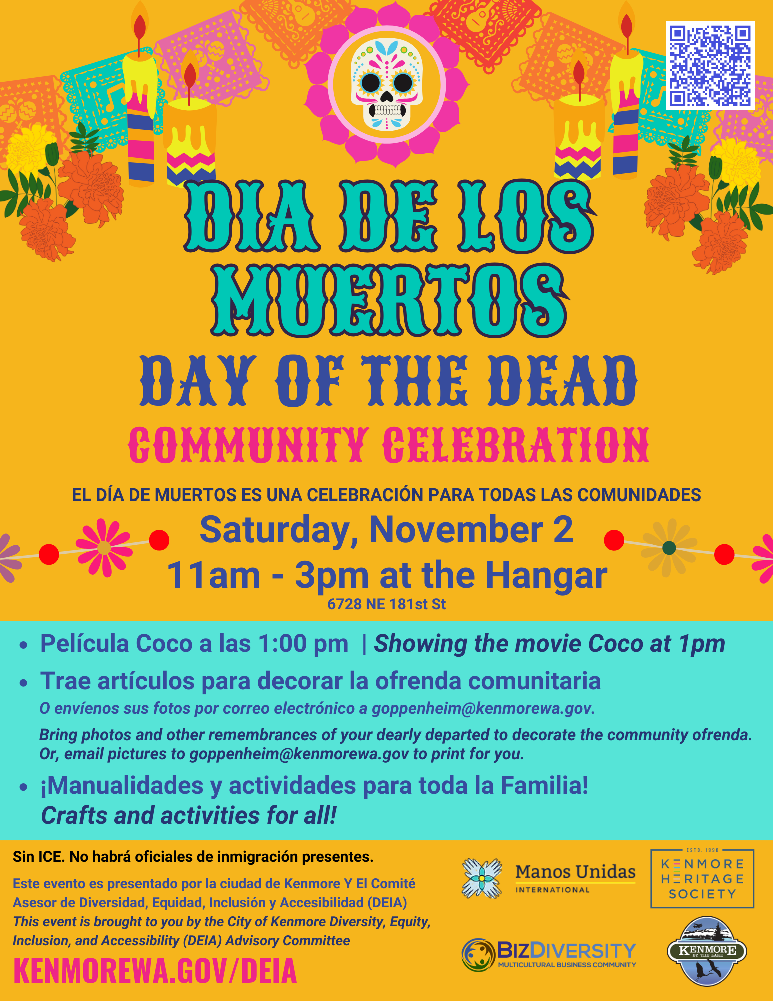 Dia De Los Muertos 8.5x11 Flyer