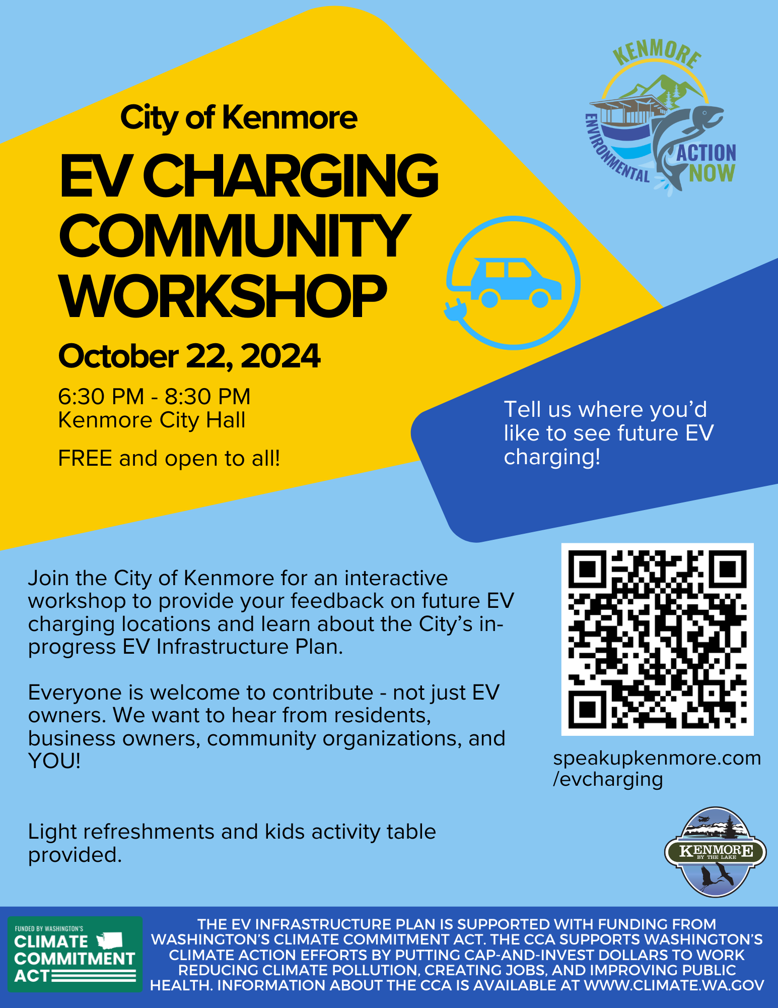 EV Community Workshop Flyer